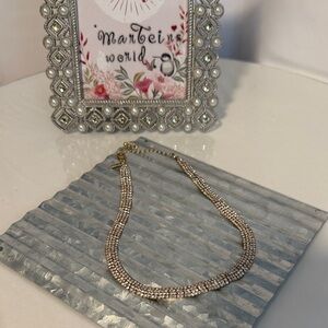 Dazzling Gold and Silver Necklace
